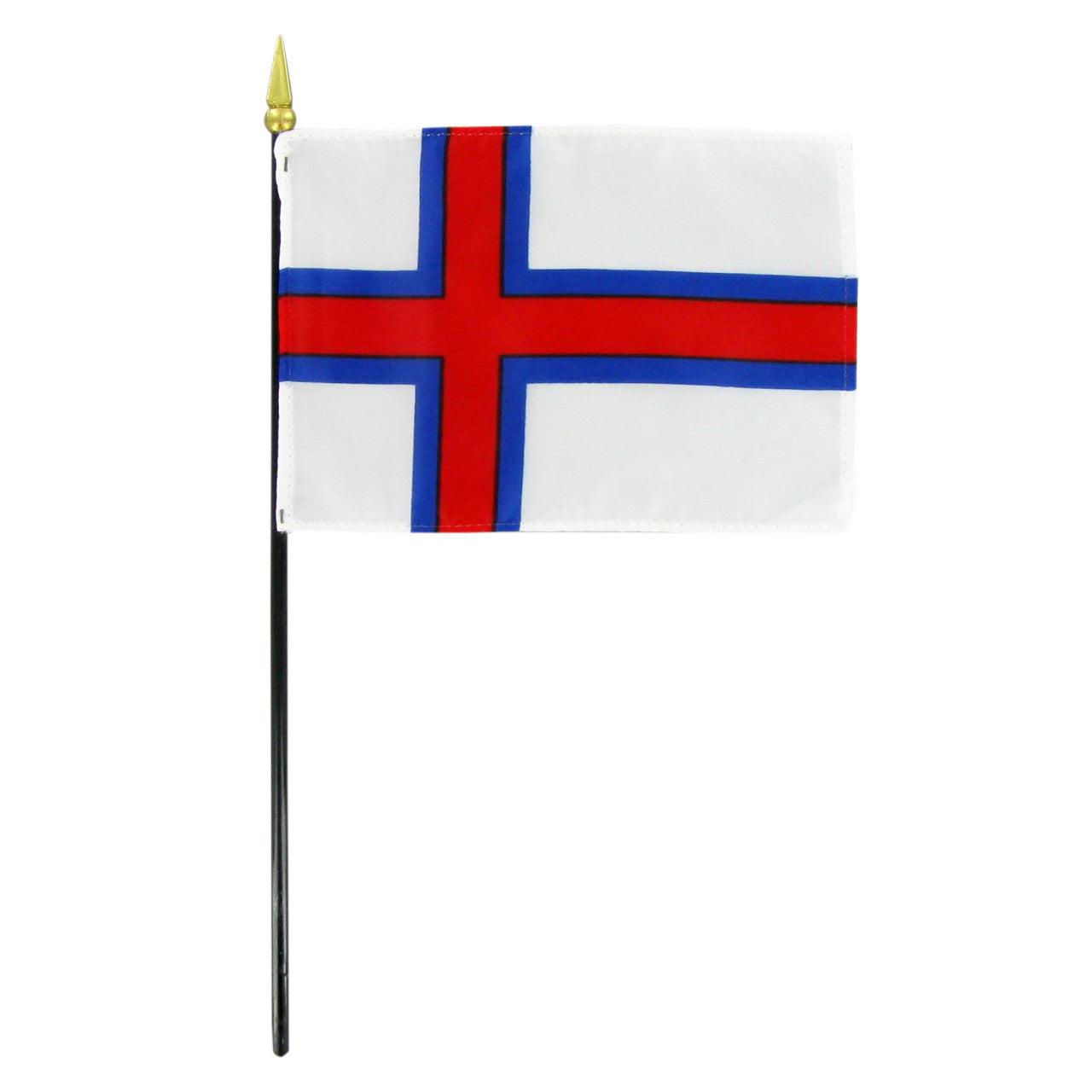 Flag of the Faroe Islands on a white background