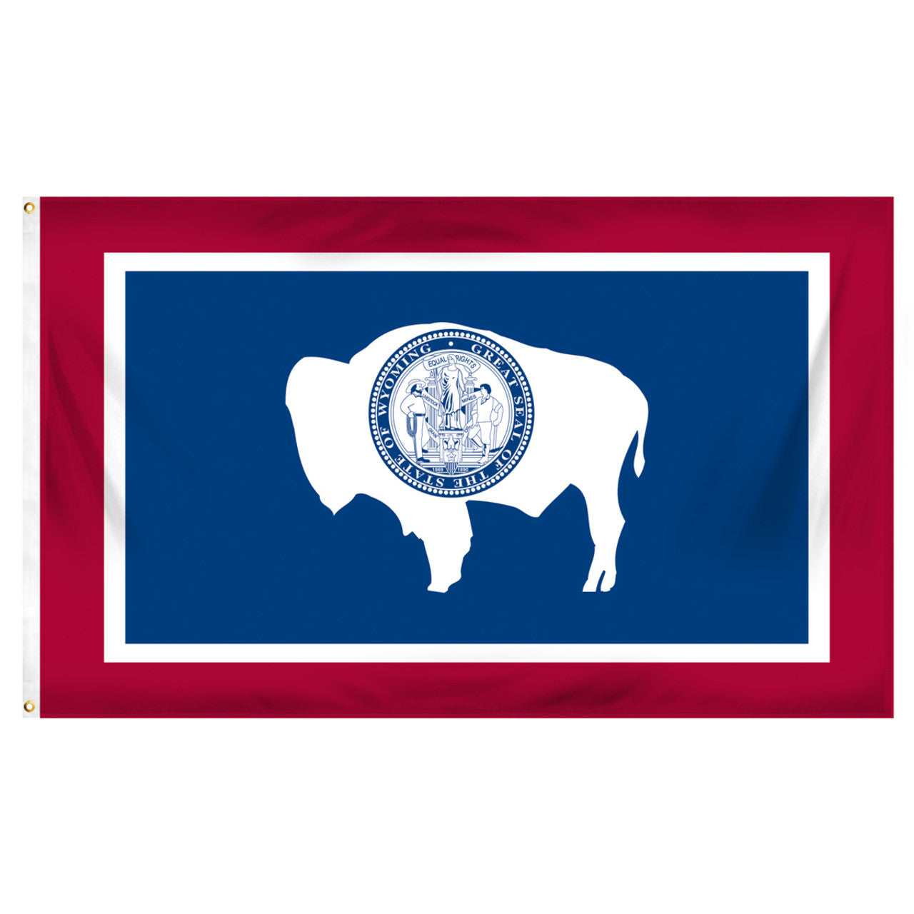 Wyoming 4ft x 6ft Spun Heavy Duty Polyester Flag