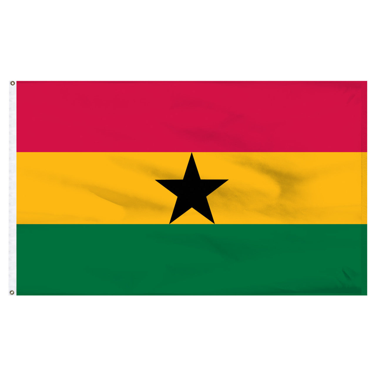 Ghana 4ft x 6ft Nylon Flag