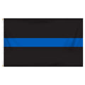 Thin Blue Line Flag 3ft x 5ft Printed Polyester