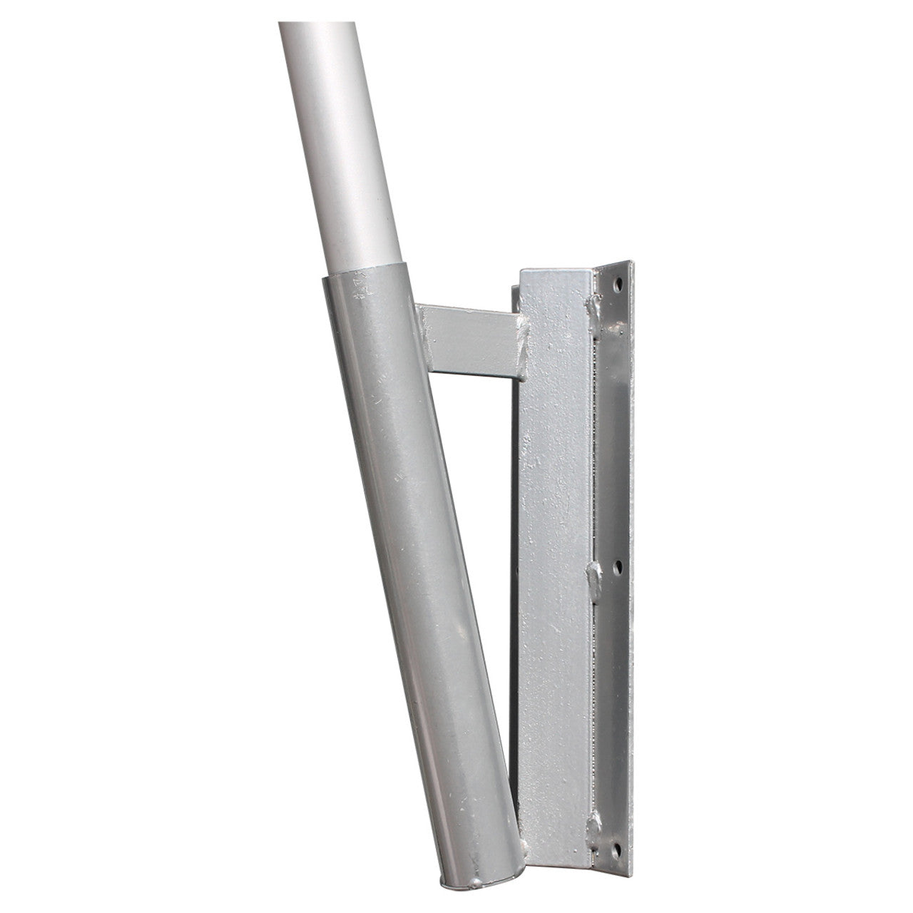 Swooper Flat Wall Mount - Silver Angled