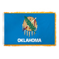 Super Tough Indoor Oklahoma Nylon Flag 3ft x 5ft
