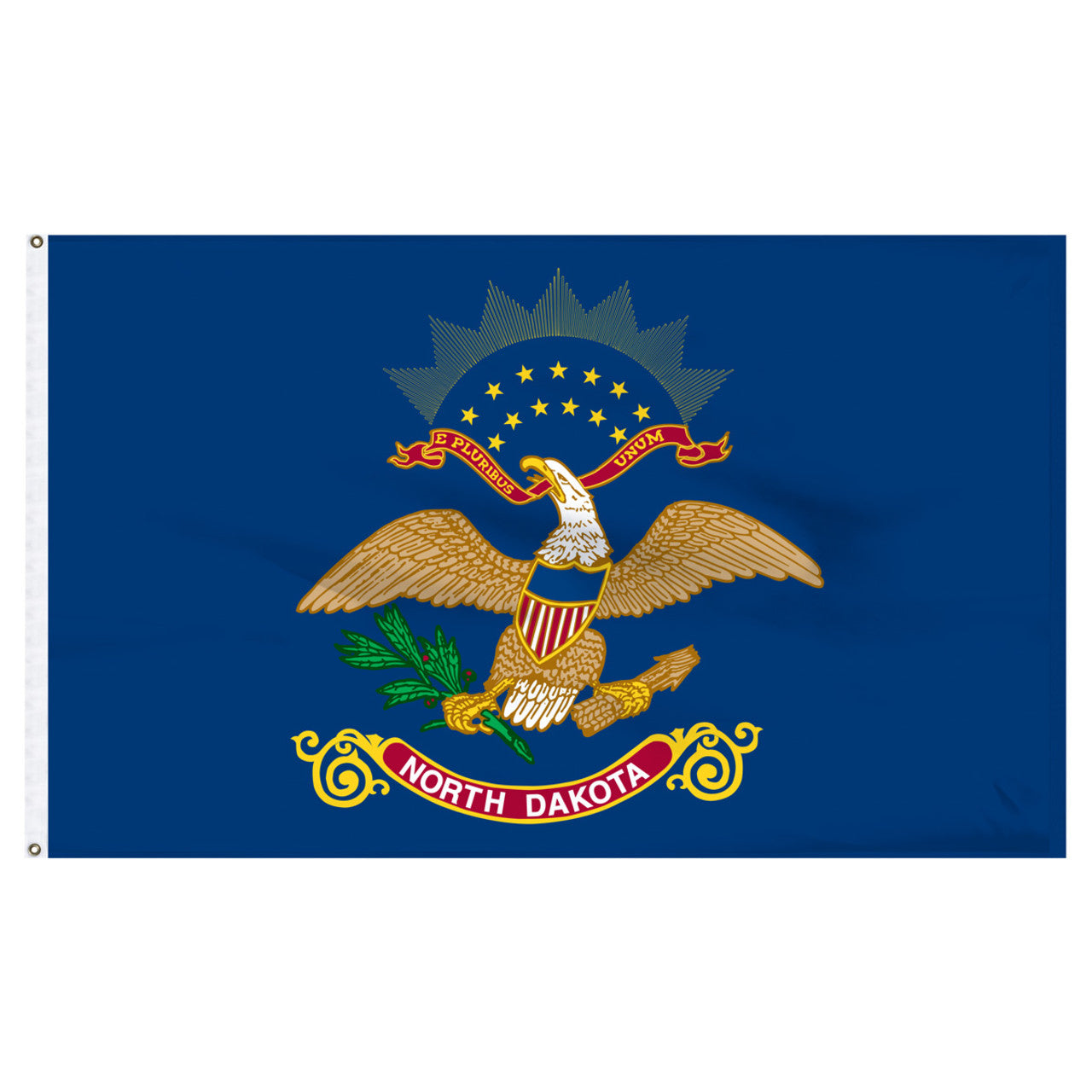 North Dakota flag 6 x 10 feet nylon