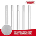 Super Tough 20ft Aluminum Sectional Residential Flagpole Kit - Silver