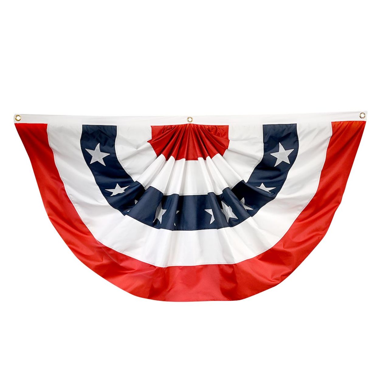 3ft x 6ft Super Tough Sewn Polyester Pleated Fan