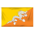 Bhutan Flag 3ft x 5ft Printed Polyester