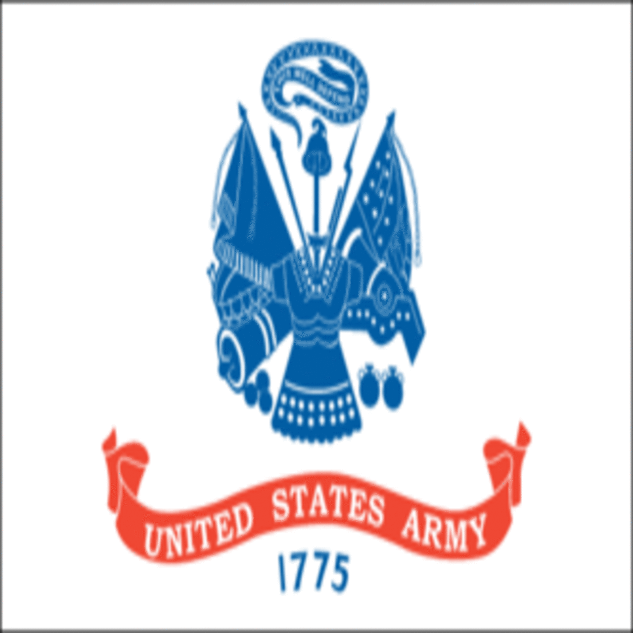 US Army Emblem on a white background