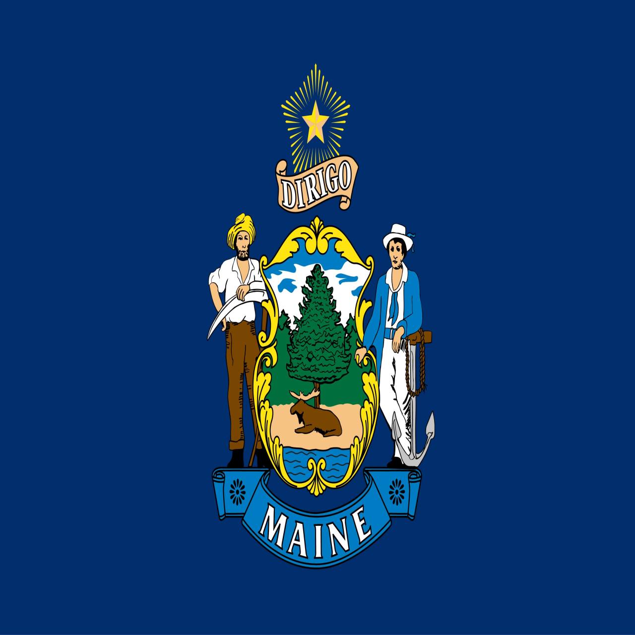 Maine 4ft. x 6ft. SpectraPro Flag