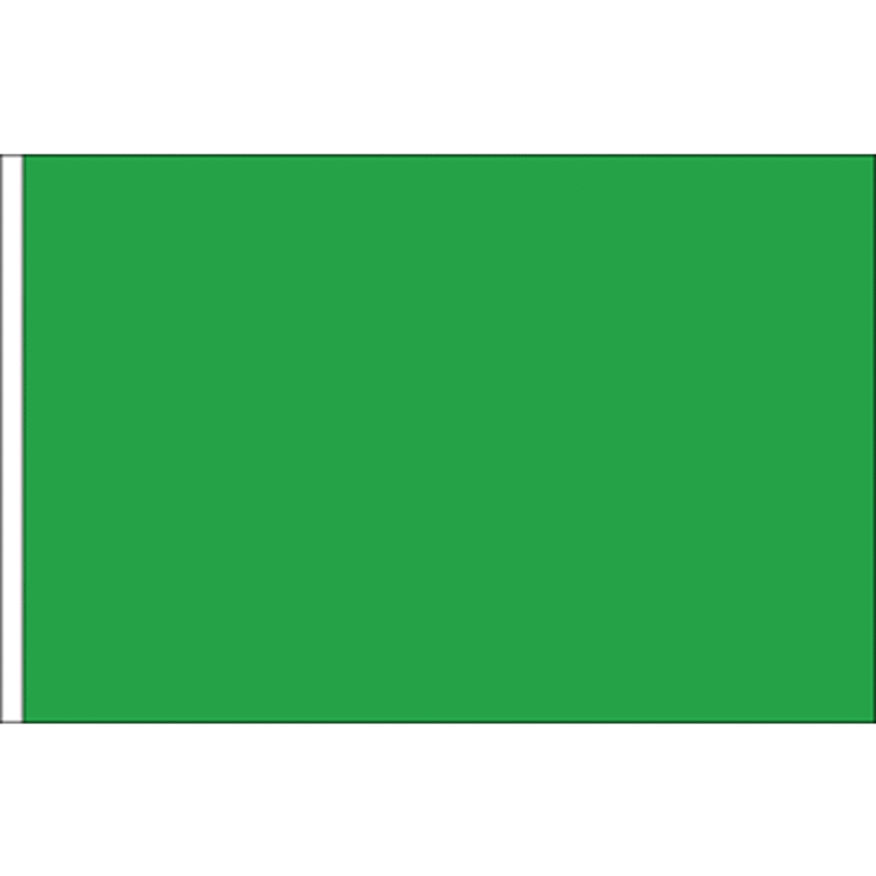 Solid Color 2ft x 3ft Nylon Flag - Irish Green