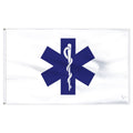 Star of Life Flag 3ft x 5ft Nylon