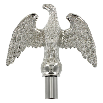 Super Tough Silver Indoor Flagpole Kit - No Flag