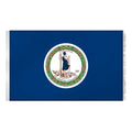 Virginia Flag 4 x 6 Feet Nylon-Indoor: Add Pole Hem and Fringe