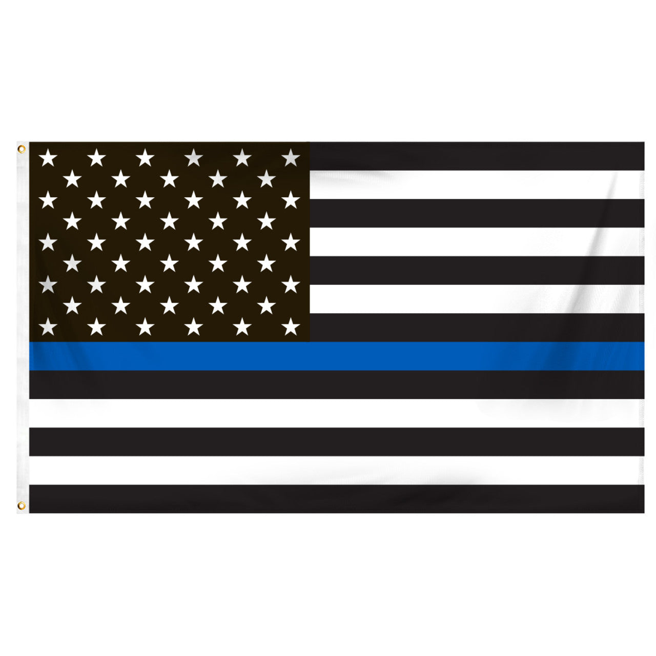 Thin Blue Line American Flag 2ft x 3ft Nylon