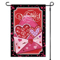 Super Tough Garden Flag - Valentine's Card - 12in x 18in