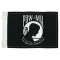Antenna black POW MIA flag