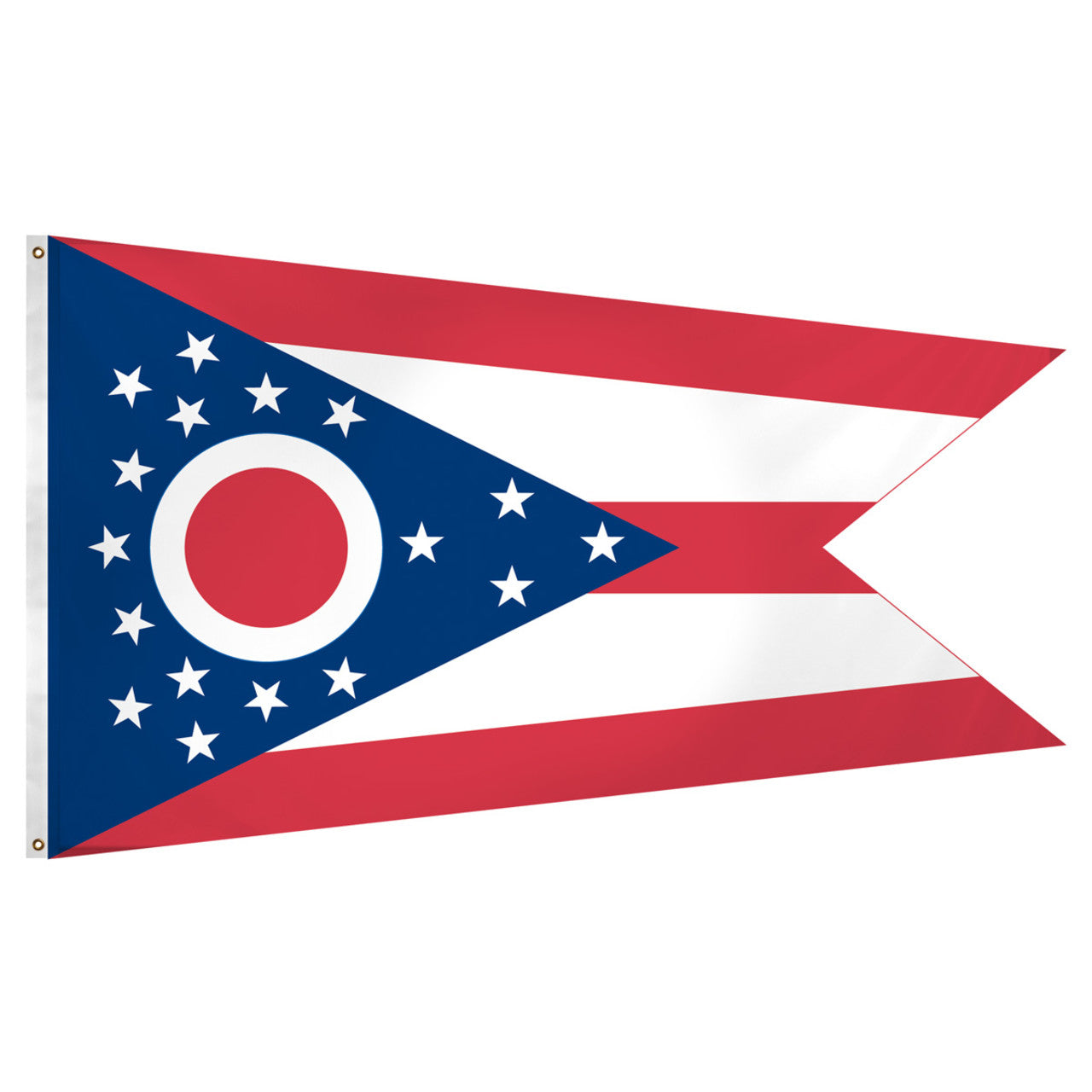 Ohio flag 3 x 5 feet Super Knit polyester