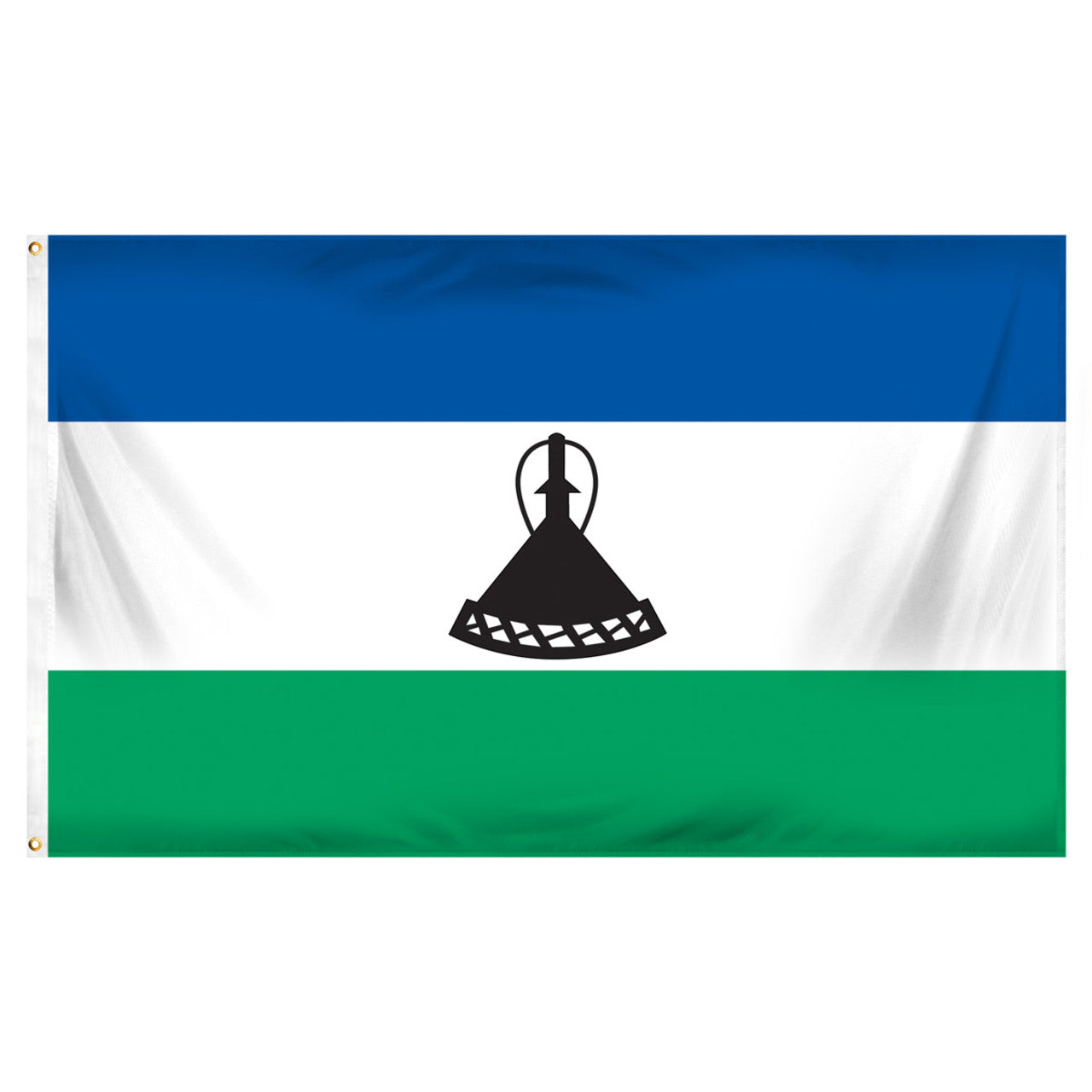 Lesotho Flag 3ft x 5ft Printed Polyester