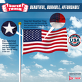 Super Tough 25ft x 40ft Nylon American Flag