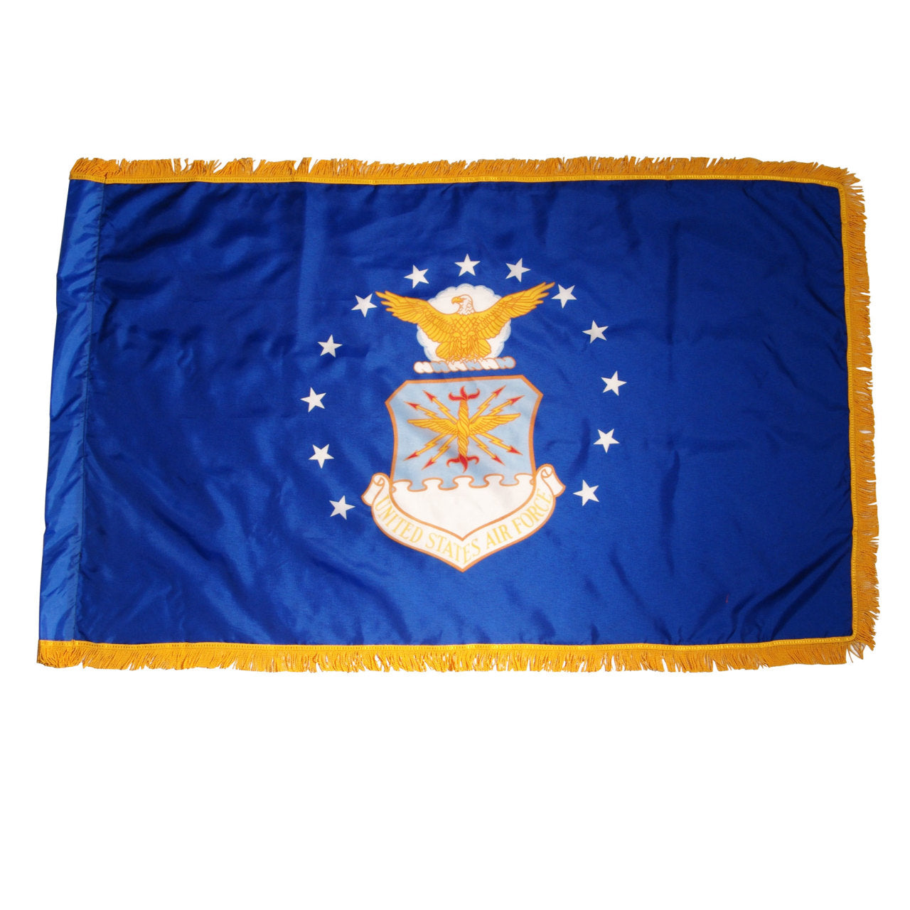 Super Tough Indoor Flagpole Kit with Nylon 3' x 5' Air Force Flag