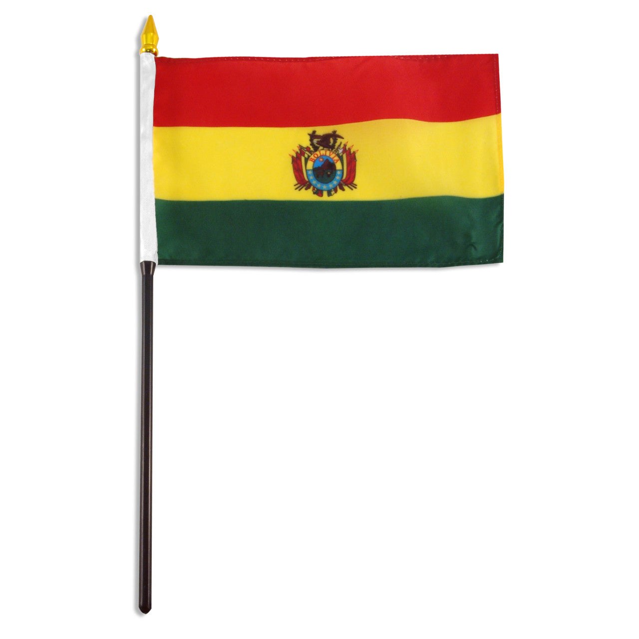 Bolivia Flag 4 x 6 inch - With Seal