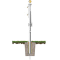 Illustration of a commercial flagpole