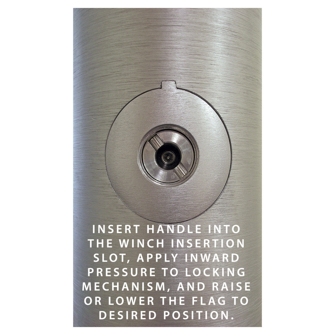 M-Winch Fits 14" Diameter Flagpole