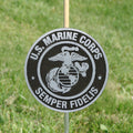 Marine Corps Grave Marker - Aluminum