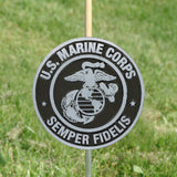 Marine Corps Grave Marker - Aluminum