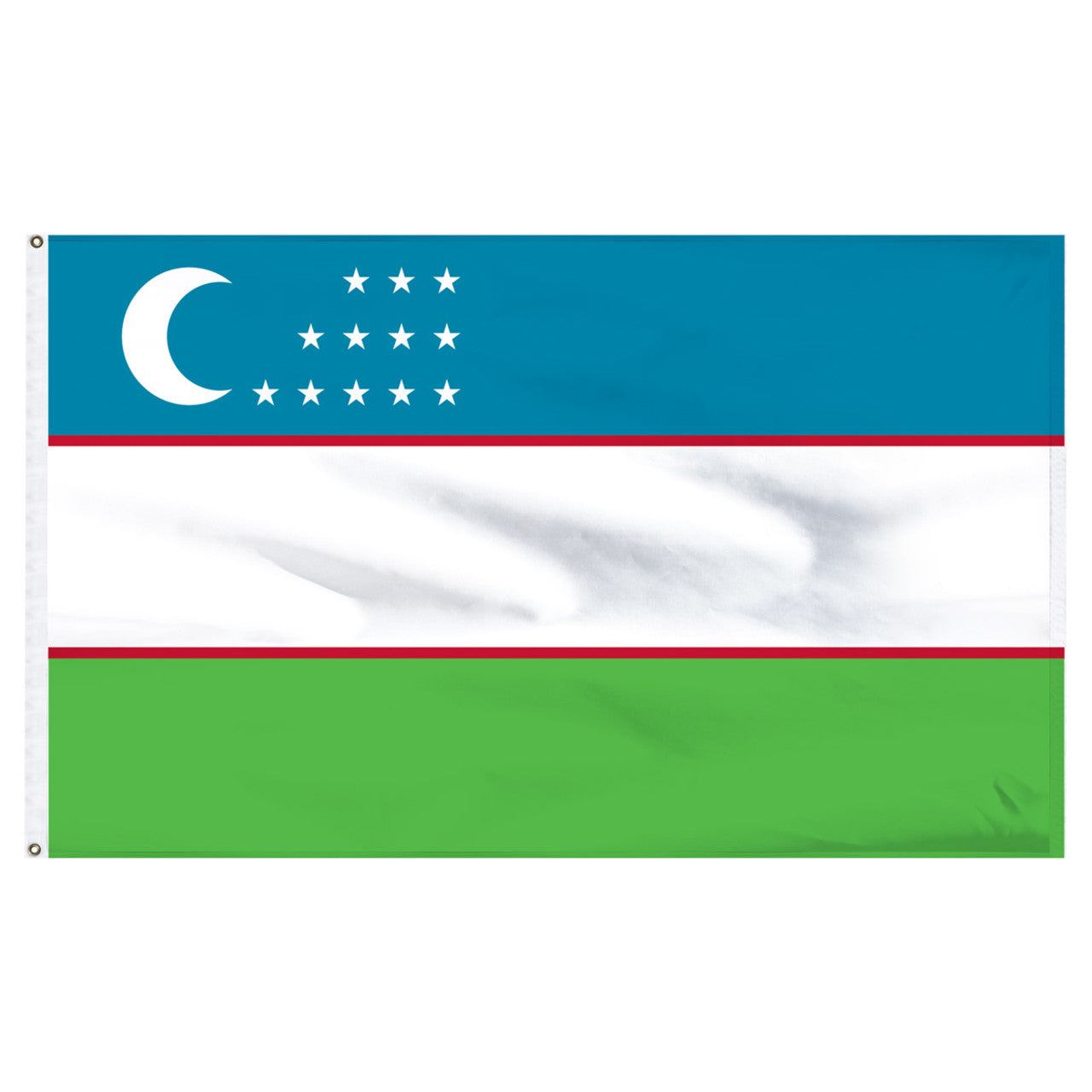 Uzbekistan 6' x 10' Nylon Flag