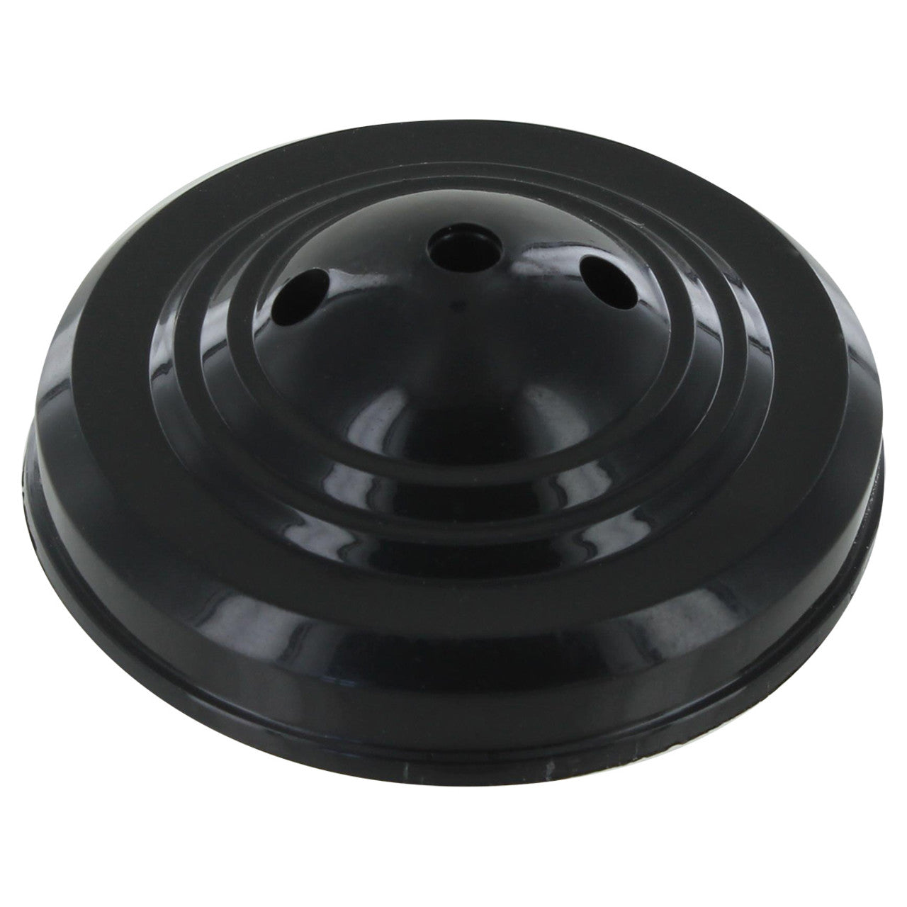 Weighted 3 Hole Flag Base for 4in x 6in Stick Flags - Black