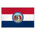 Missouri flag 3 x 5 feet Super Knit polyester