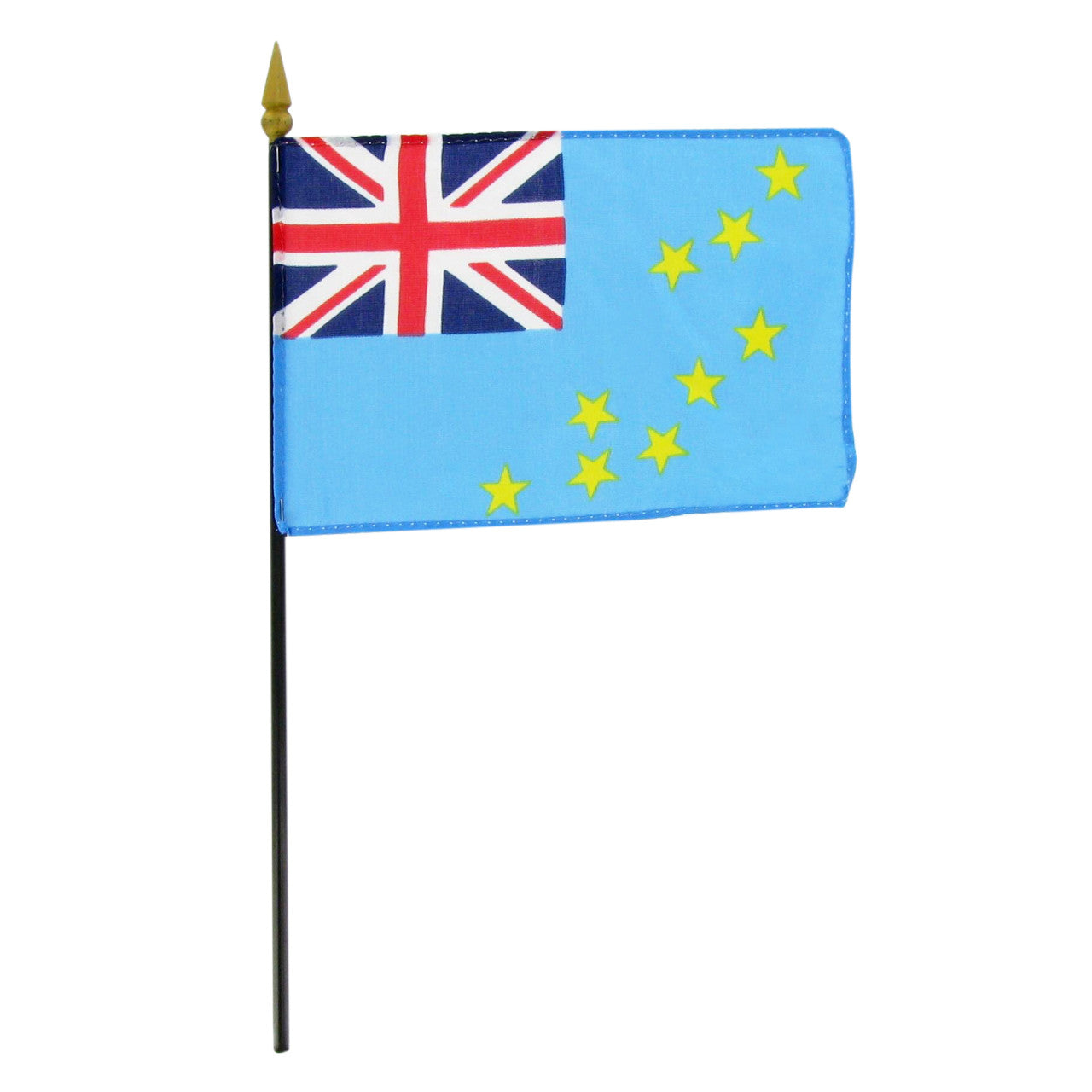 Tuvalu 4" x 6" Stick Flag