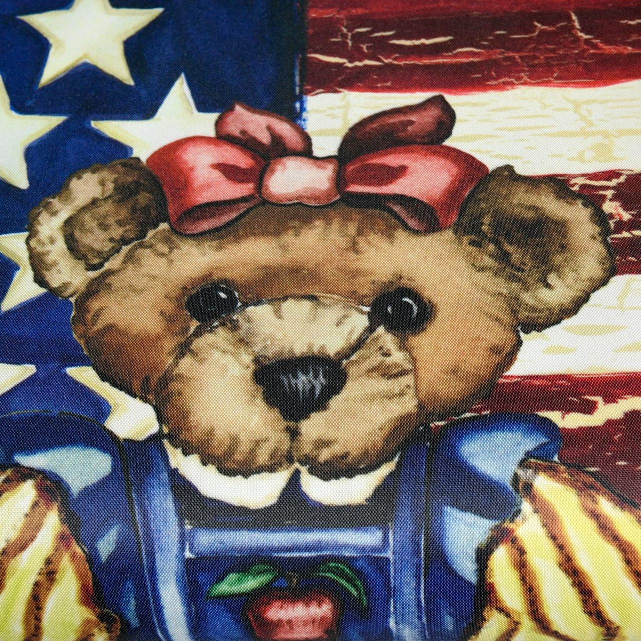 Poly Teddy Bear Banner 12 1/2in x 18in