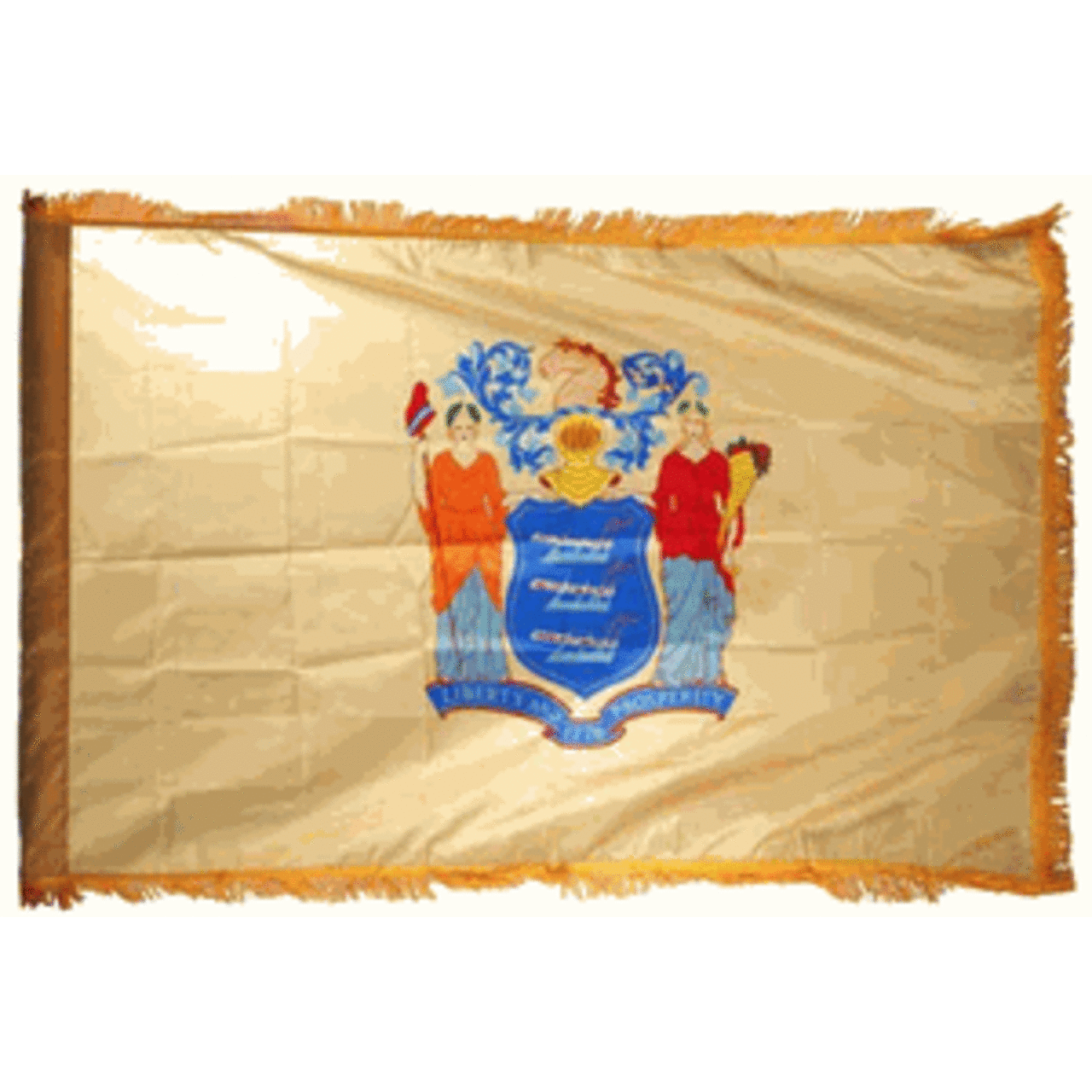 New Jersey Flag 4ft x 6ft Nylon Indoor