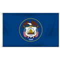 Utah 5ft x 8ft Spun Heavy Duty Polyester Flag