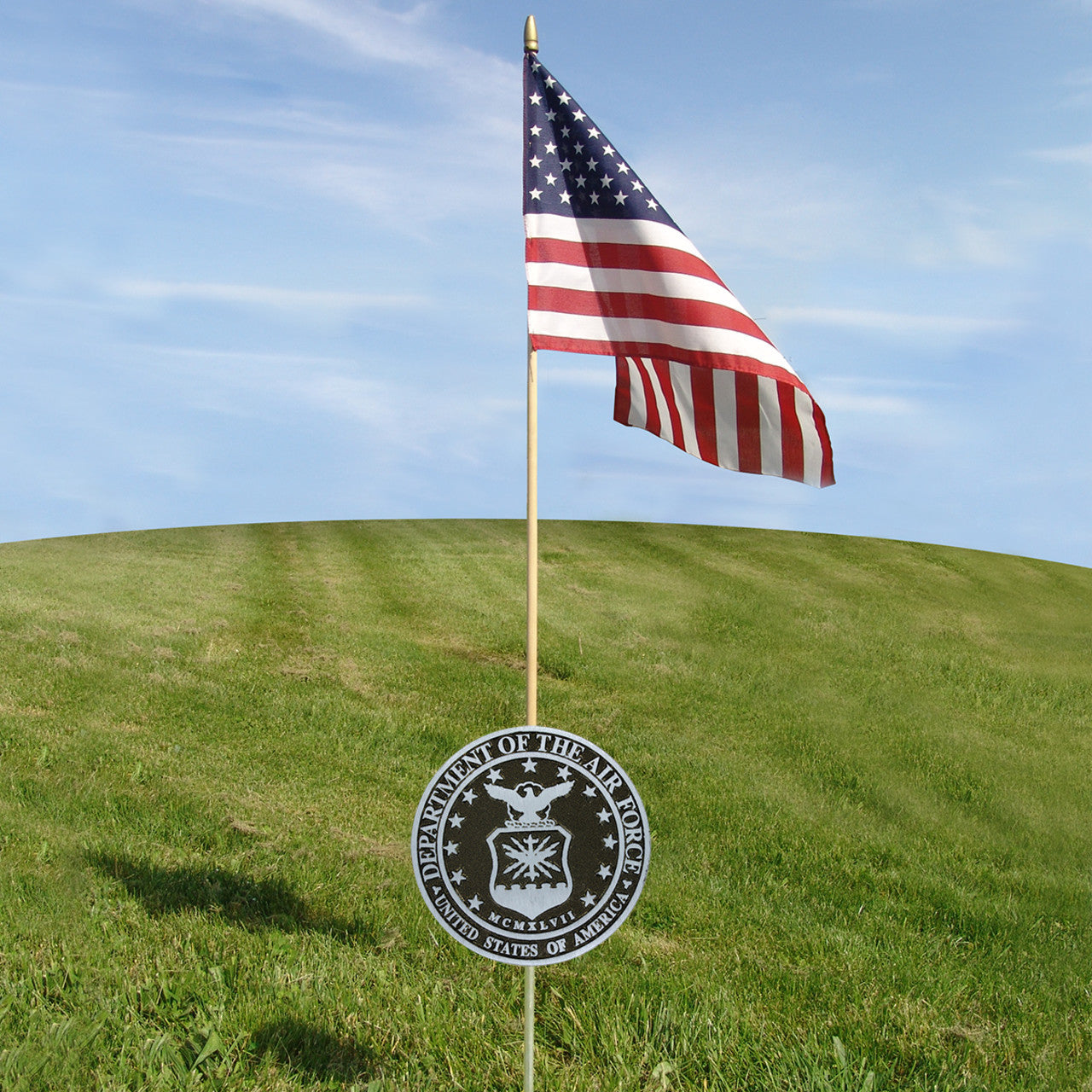 Air Force Grave Marker - Aluminum