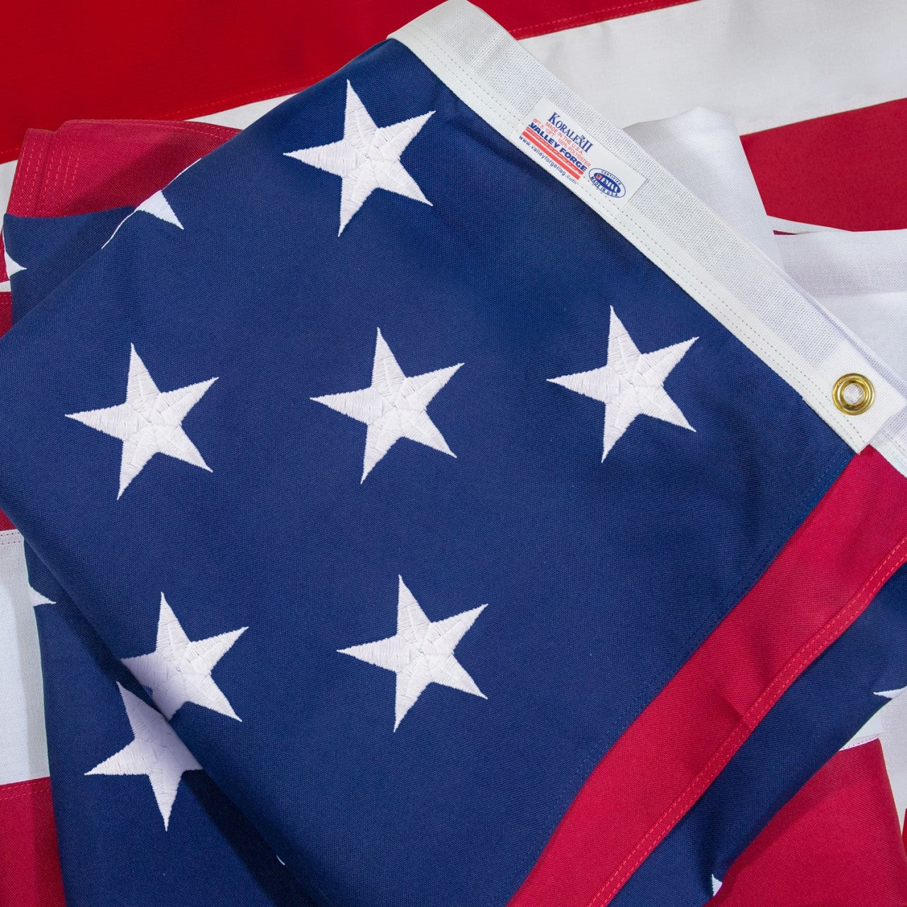 アンティーク雑貨 American flag valley forge made in USA Amazon.com : Valley Forge, American Flag, Cotton, 3' x 5