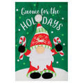 Gnome Holiday Garden Flag - 12in x 18in