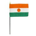 Niger 4" x 6" Stick Flag