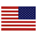 American Flag Vinyl Decal (Right Hand Version)