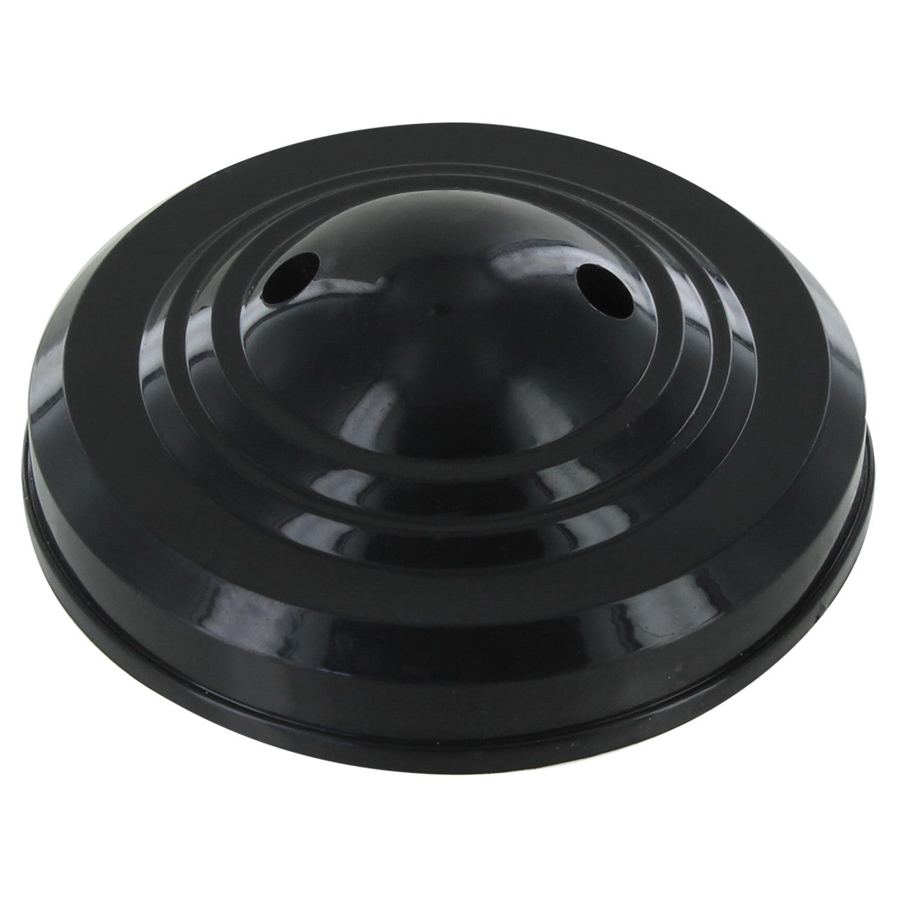 Weighted 2 Hole Flag Base for 4in x 6in Stick Flags - Black
