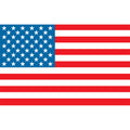 Motorcycle American Flag - Parade - 10" x 15"