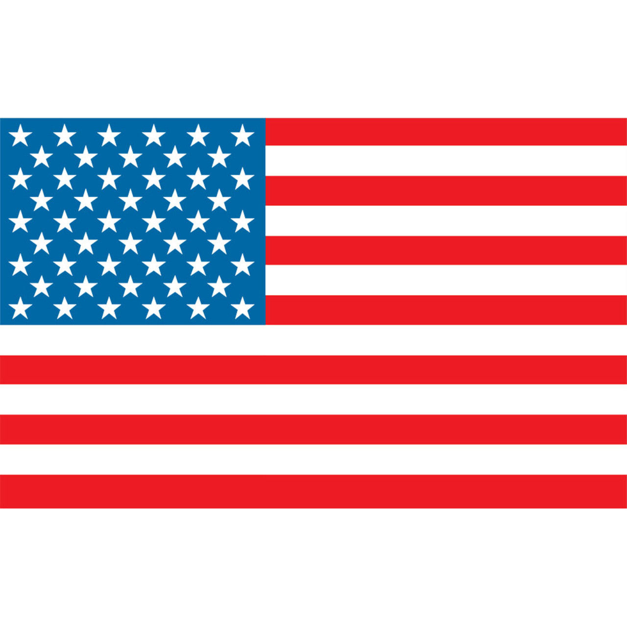 Motorcycle American Flag - Parade - 10" x 15"