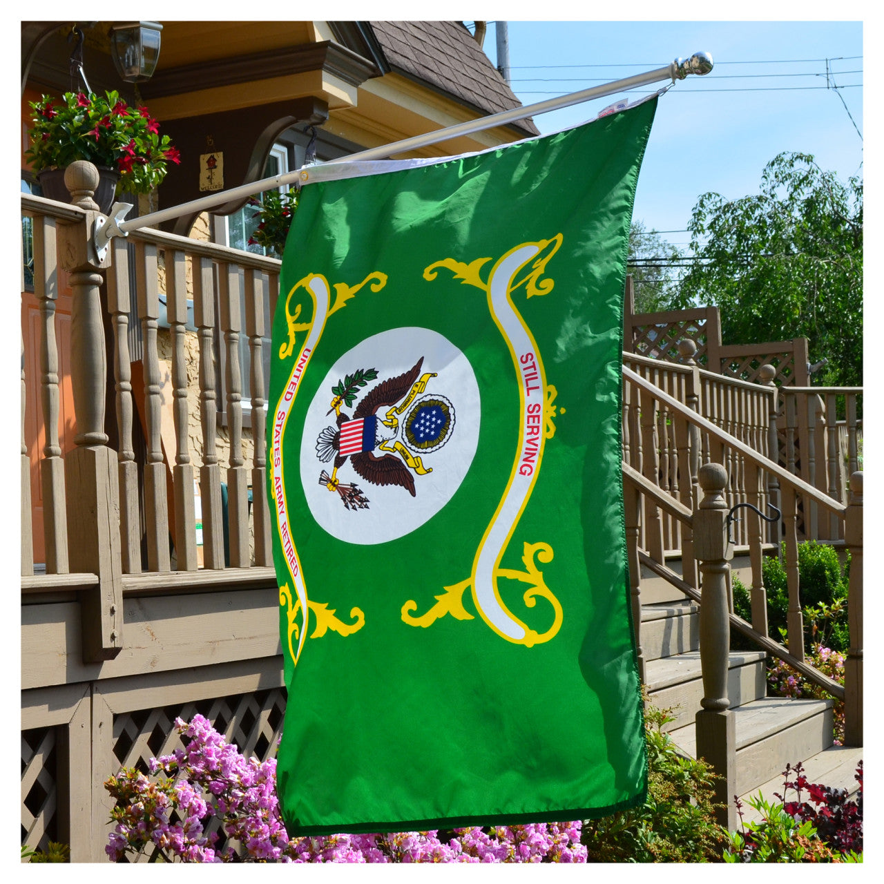 Retired Army Flag 3ft x 5ft Nylon By Valley Forge