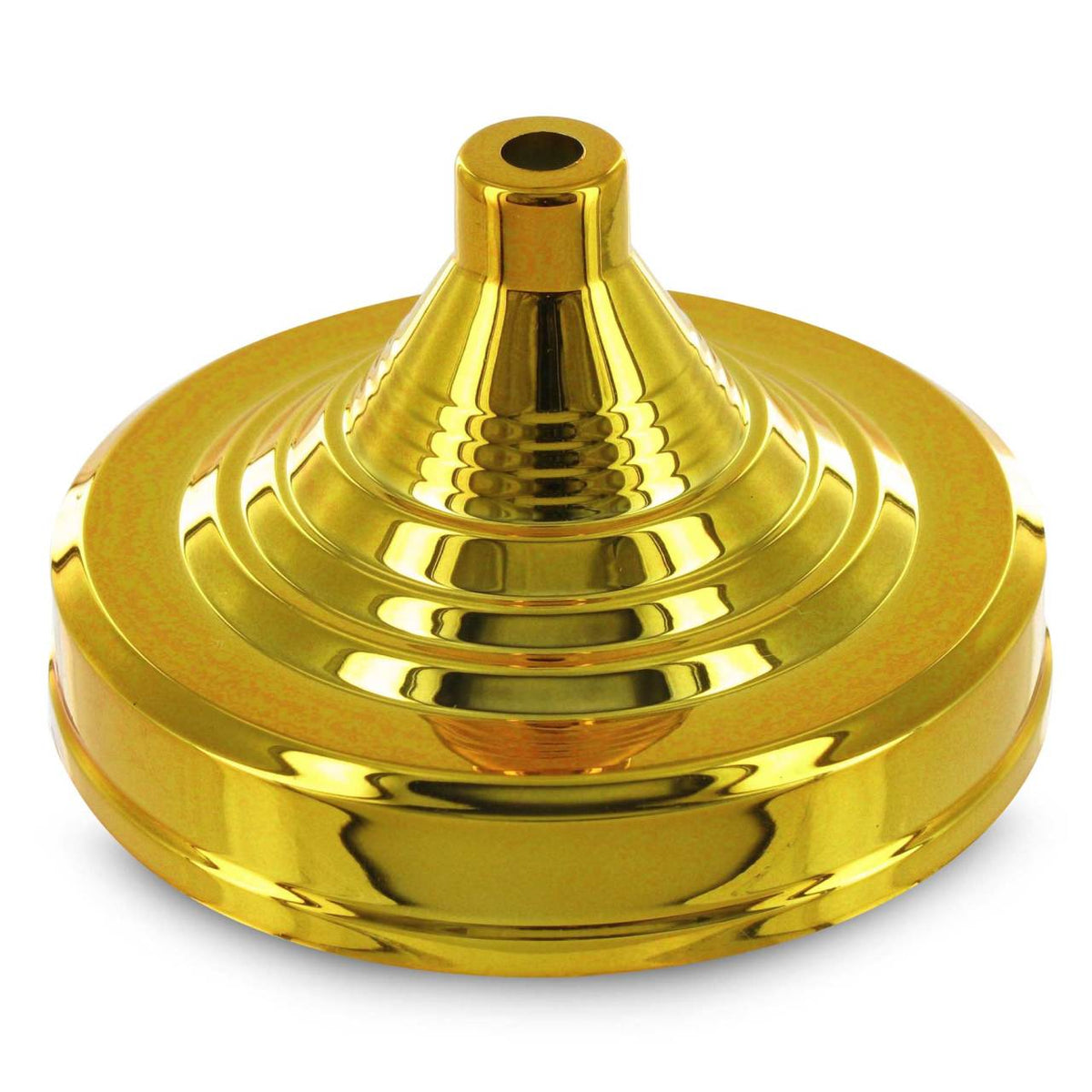 Gold indoor flagpole base stand