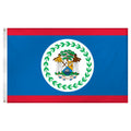 Belize Flag 3ft x 5ft Super Knit Polyester