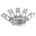 5 Silver Finger Aluminum Bracket