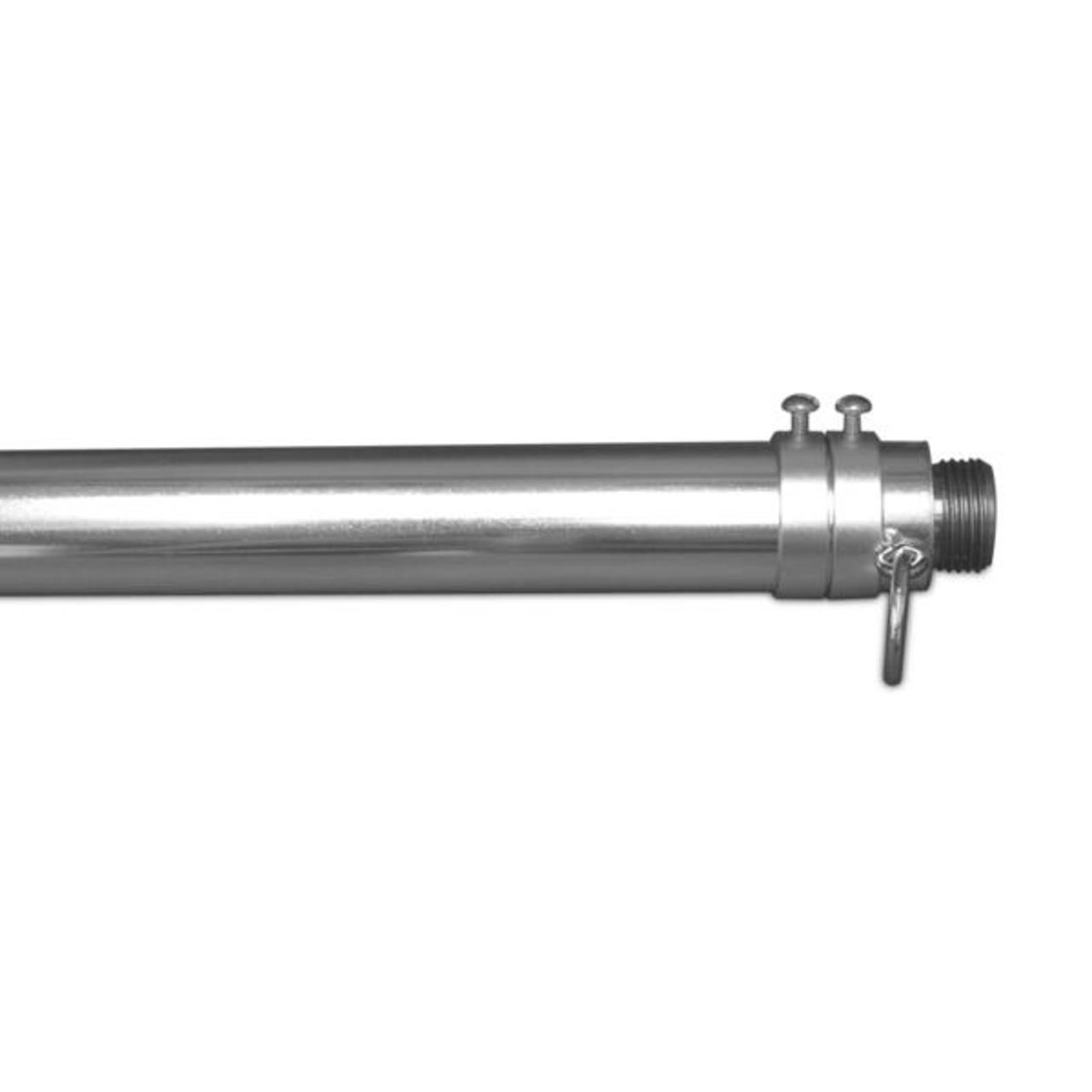 Super Tough 7ft Aluminum Residential Pole - Silver