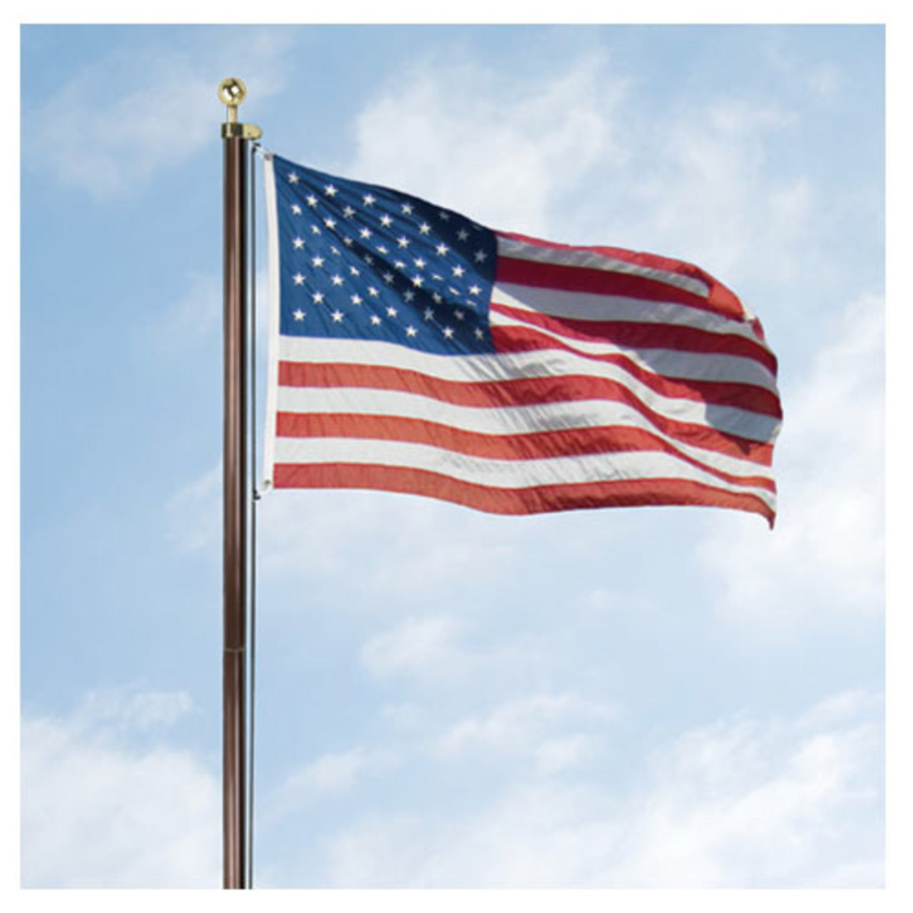 18ft US Made Steel Outdoor Flagpole by Valley Forge