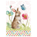 Easter Banner Flag - Bunny and Flowers - 28in x 40in